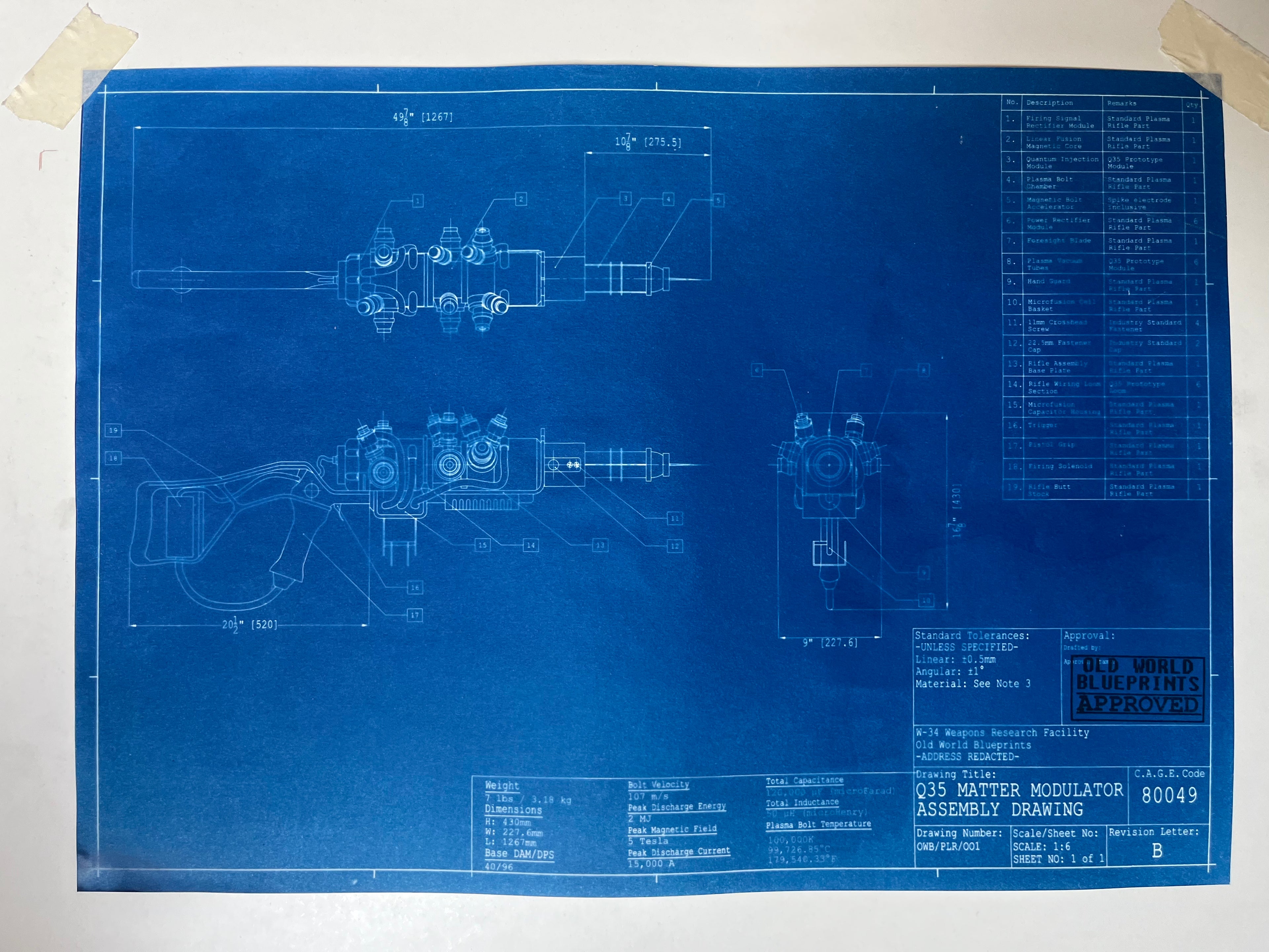 First Edition Blueprints